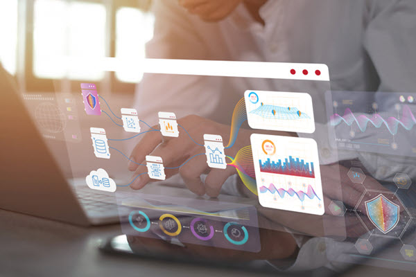 Using AI dashboards and tools.
