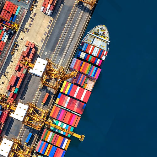 Shipping loading dock