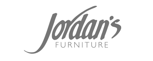 Jordan's Furniture Logo, monochrome