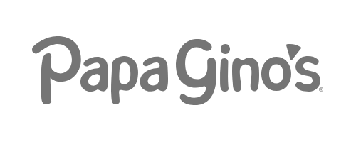 Papa Ginos monochrome logo