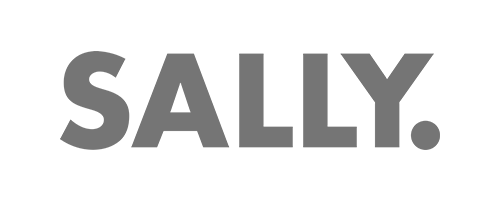 Sally Logo, monochrome