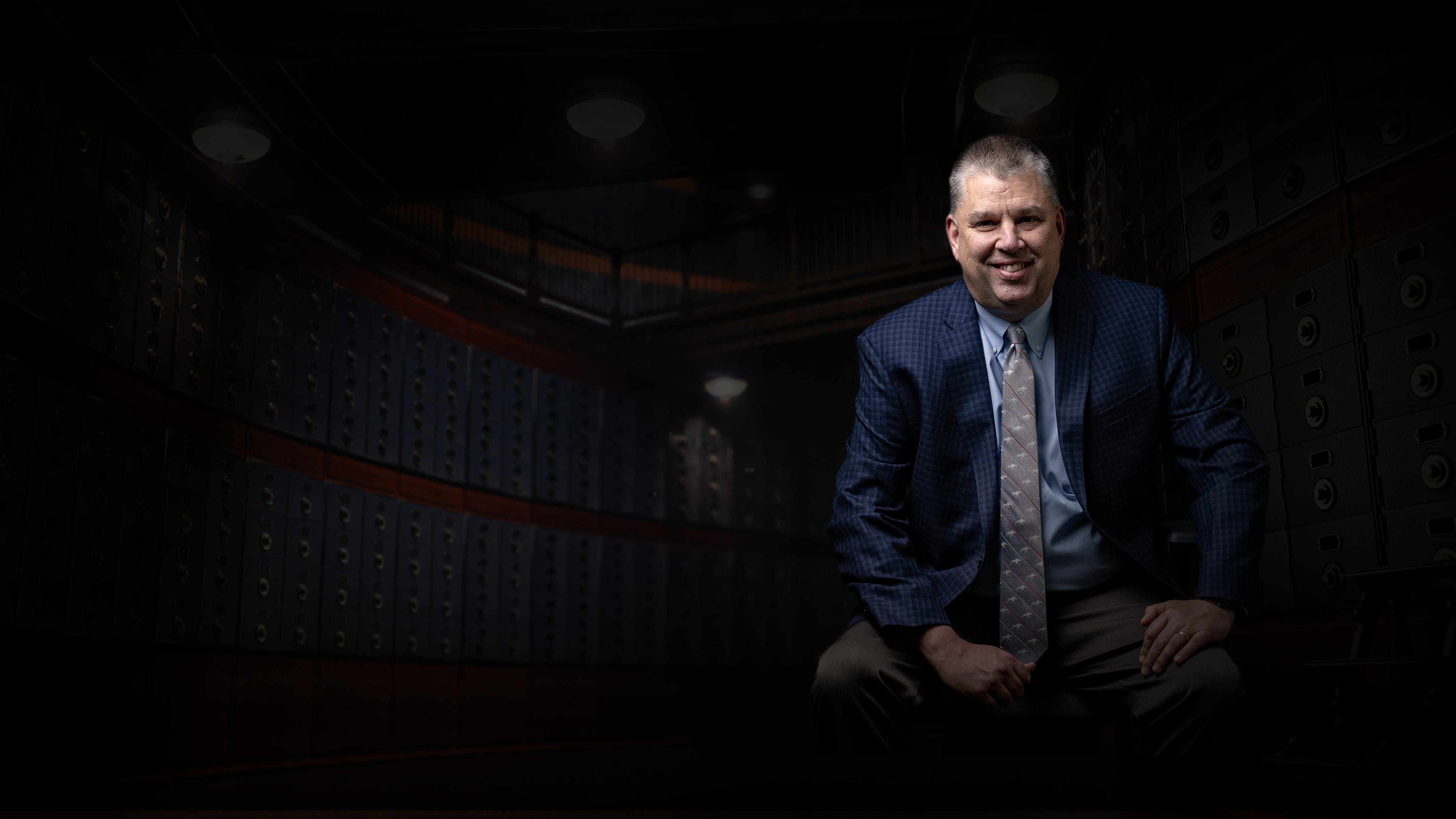 Paul Martin, CFO, sitting down