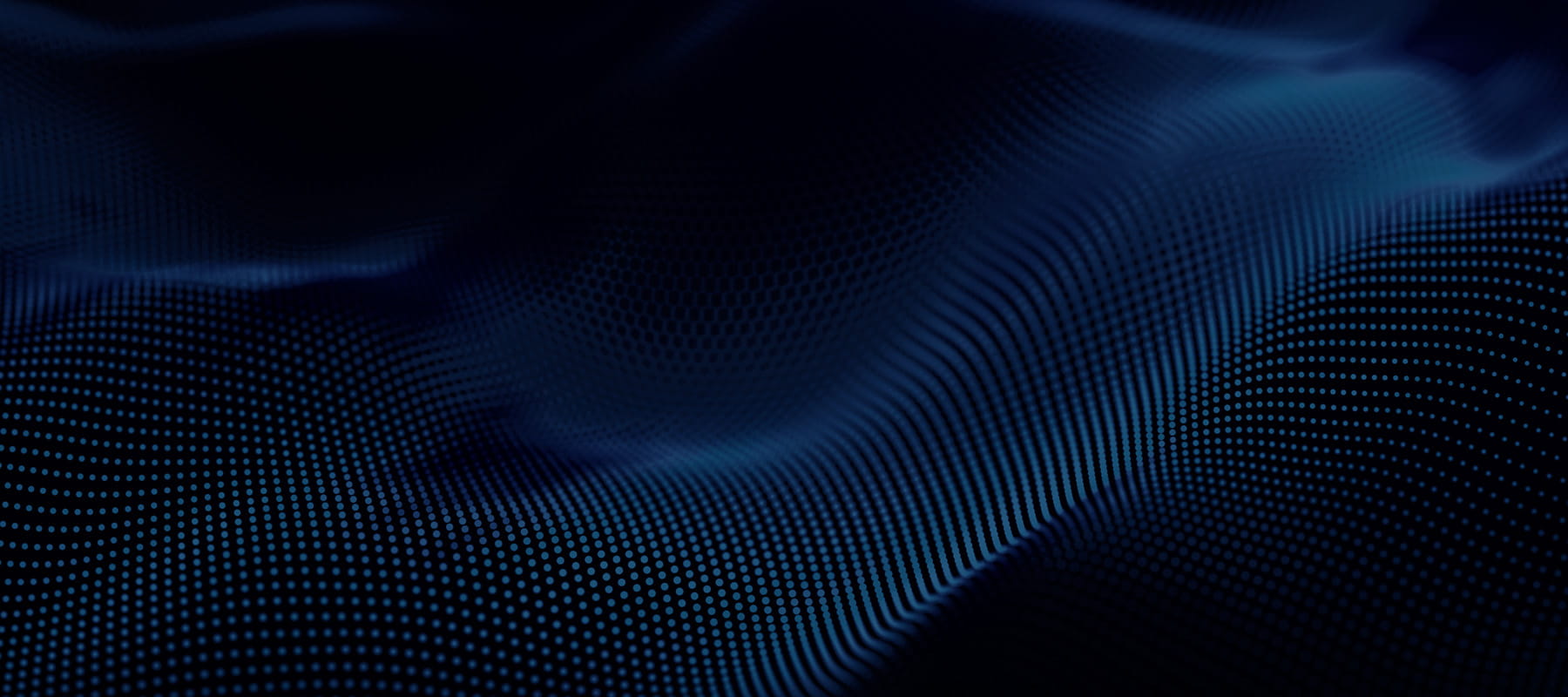 Abstract pixelated wave