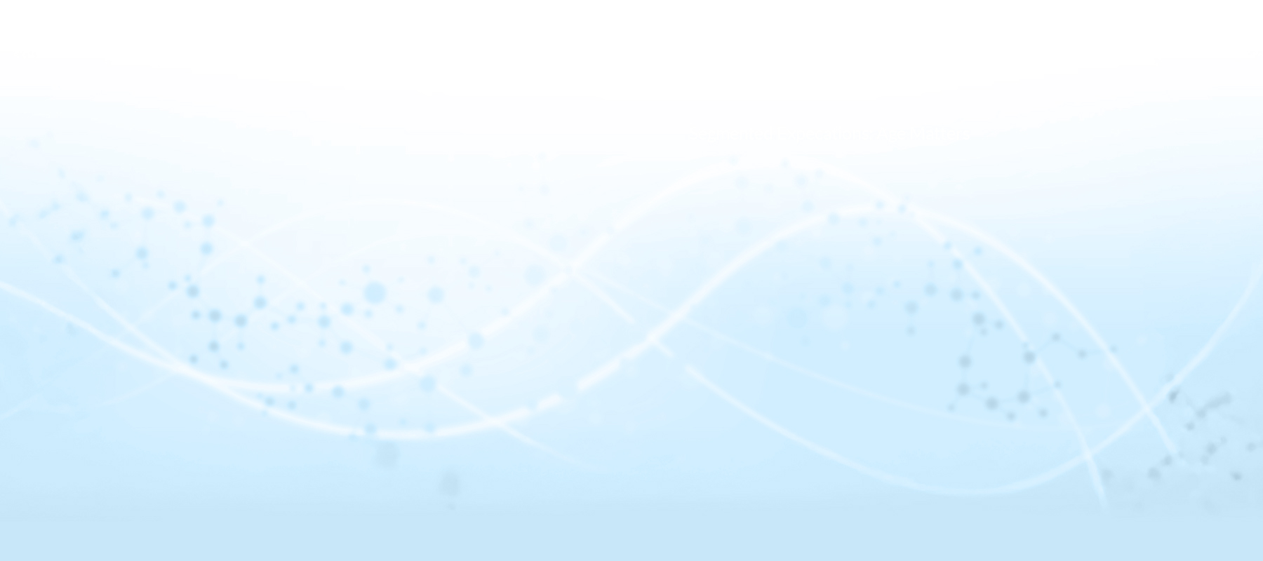 Blue and white waves and curves