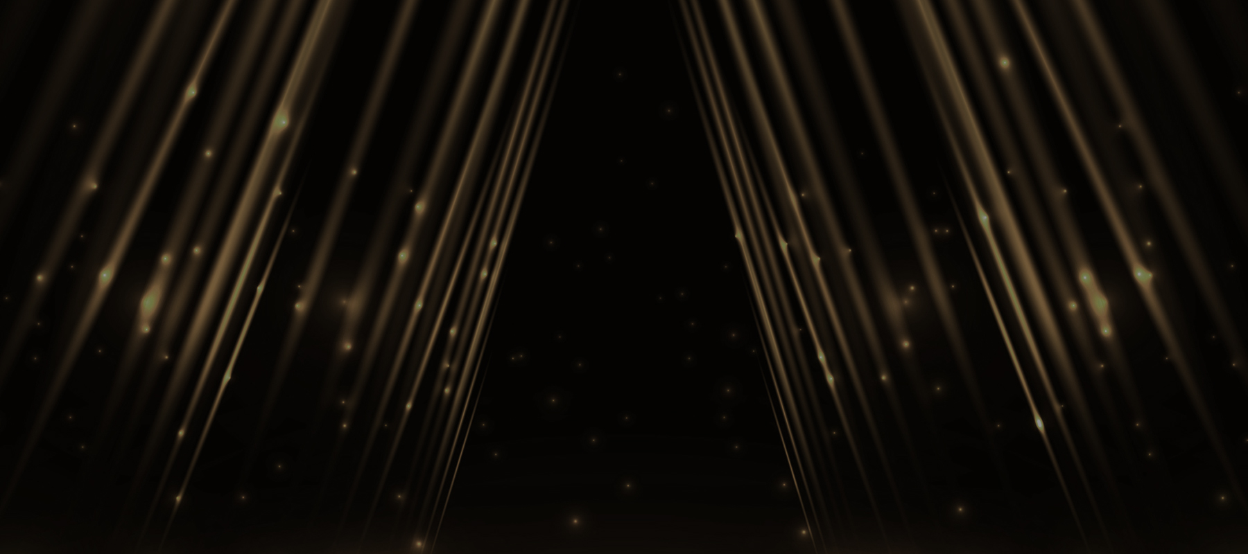 black and gold light streams